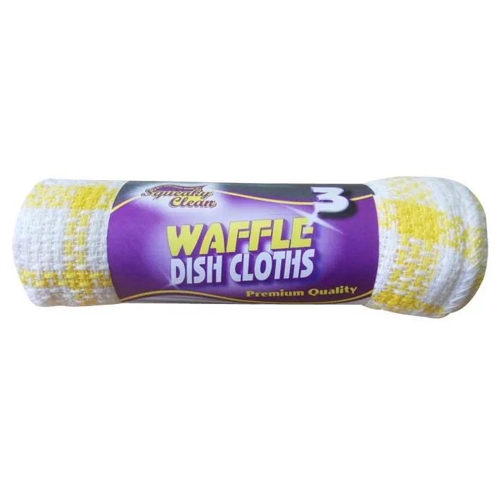 Squeaky Clean Waffle Dish Cloth 3 Pack