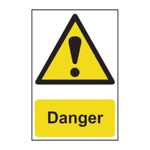 Danger - 1.2mm Recyclable Pp (200 X 300mm)