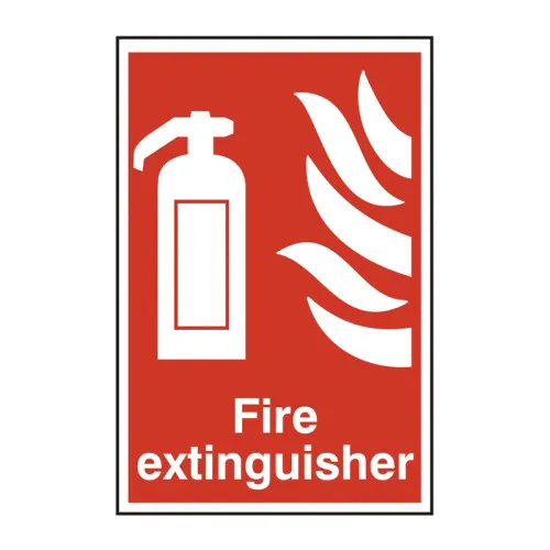 Fire Extinguisher - 1.2mm Recyclable Pp (200 X 300mm)