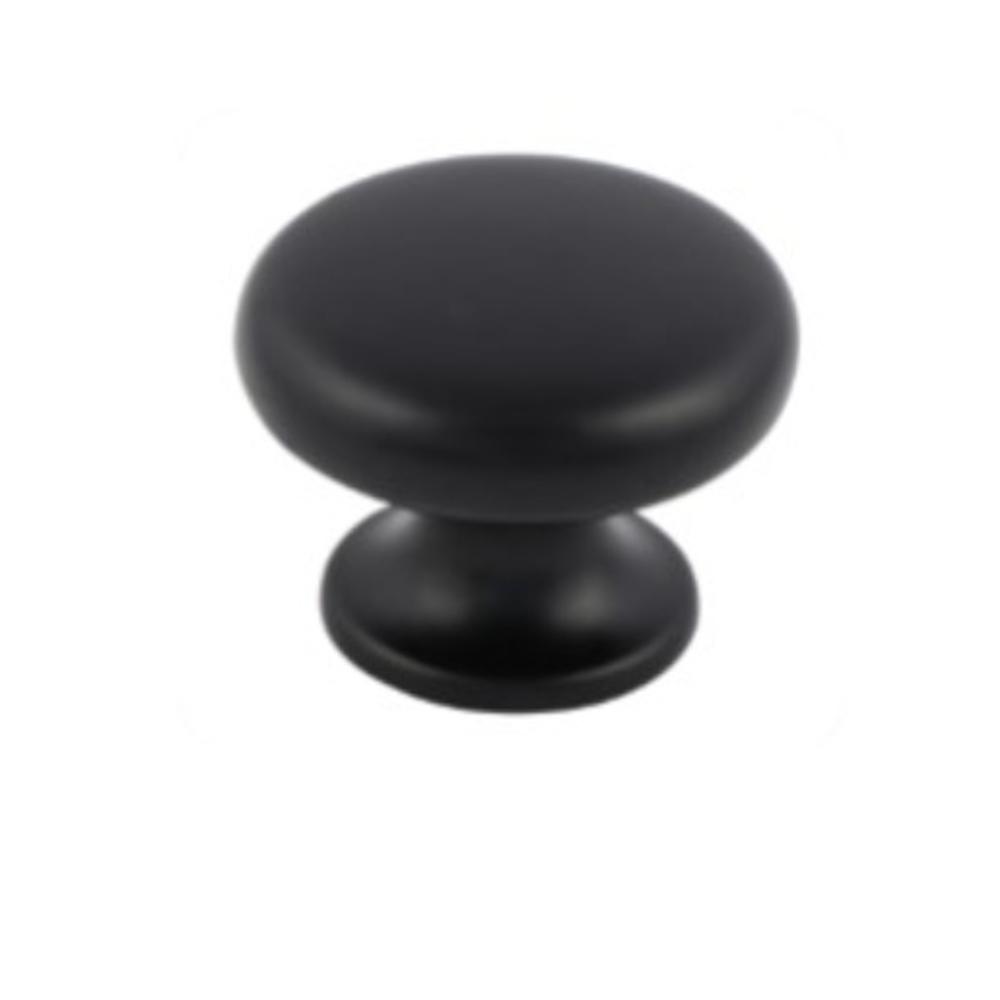 Phoenix Flat Top Knob Black 38mm