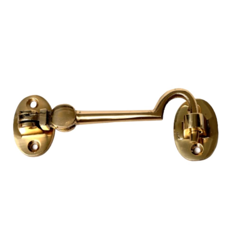 Phoenix Cabin Hook Brass Victorian 6"