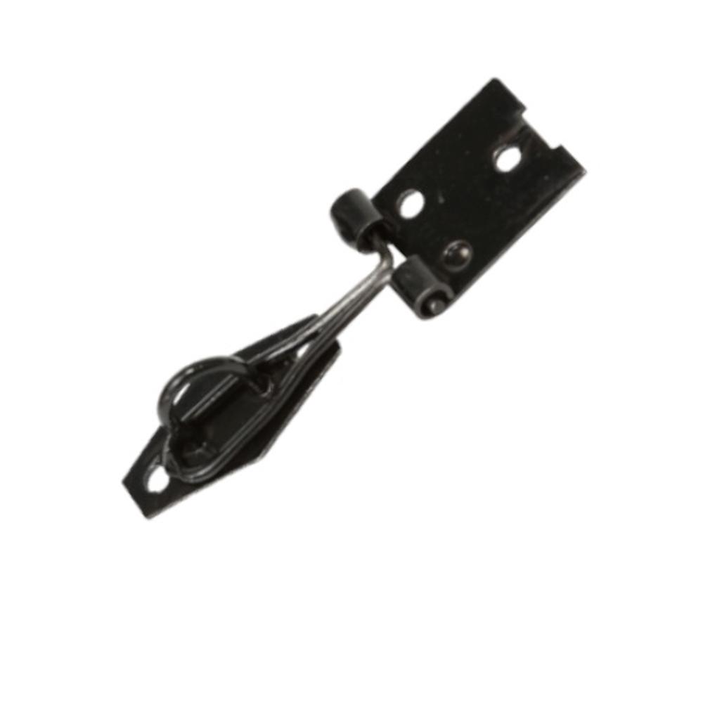 Phoenix Hasp & Staple Wire Black 3"
