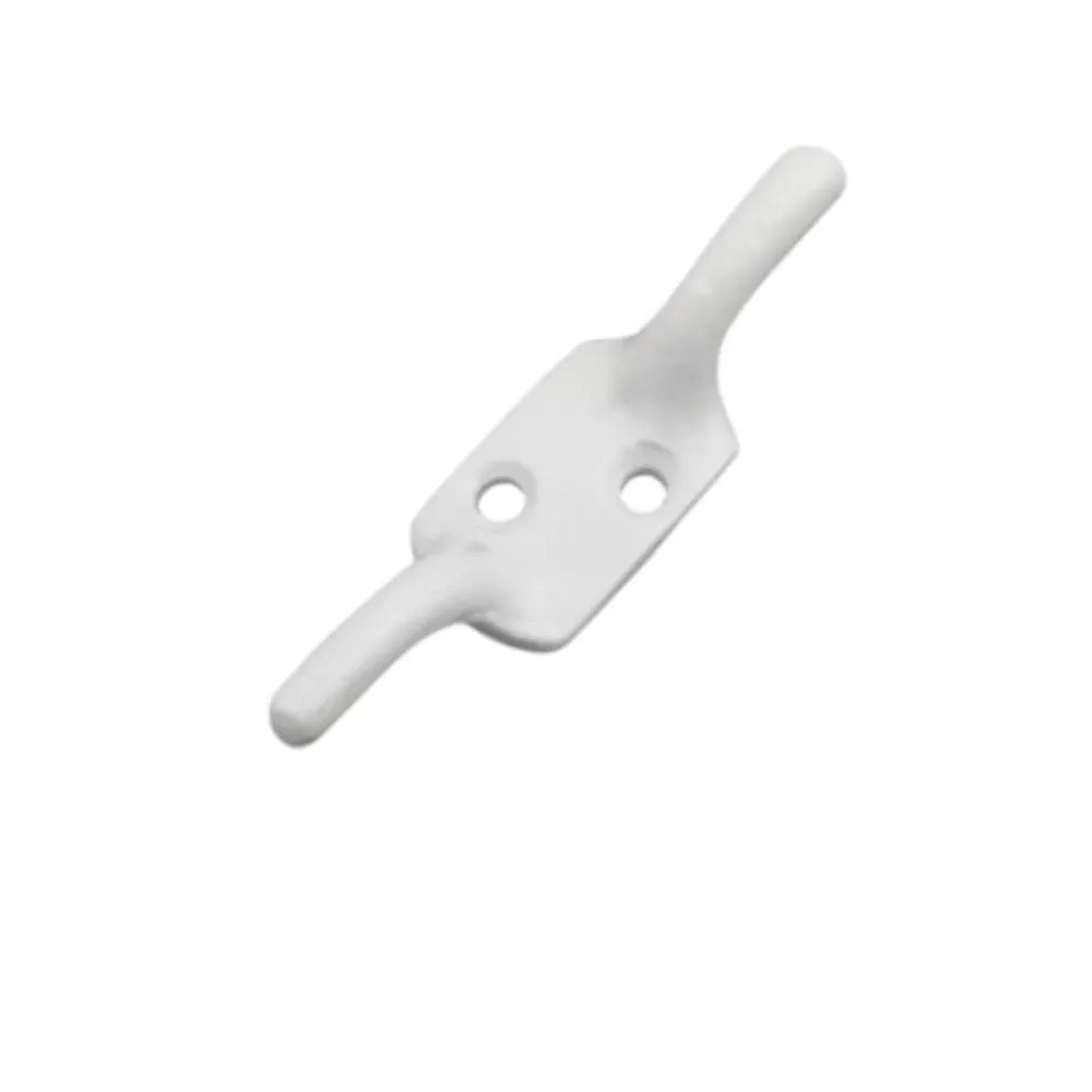 Phoenix Cleat Hook White 4"