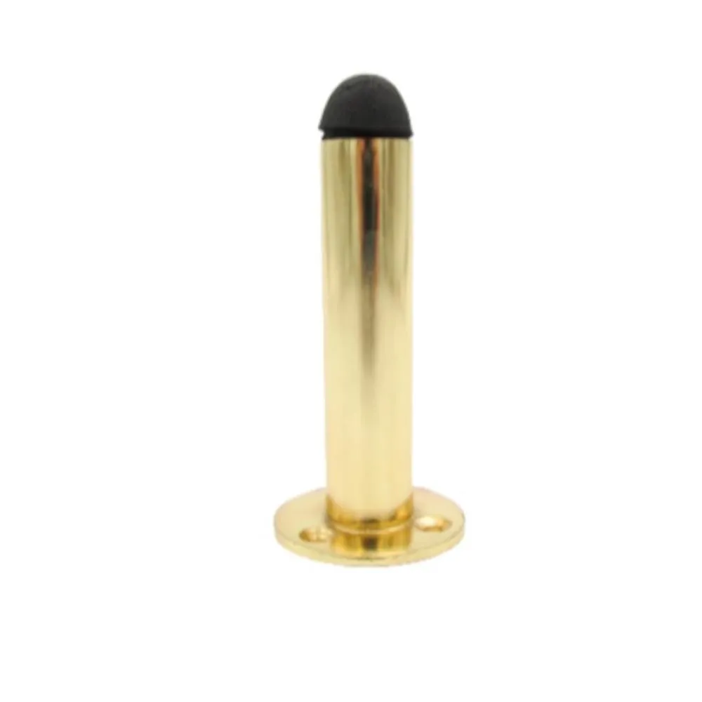Phoenix Pillar Door Stop Brass 3"