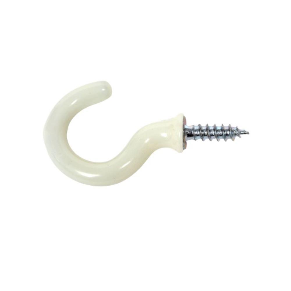 Phoenix Cup Hooks White 1.1/4"