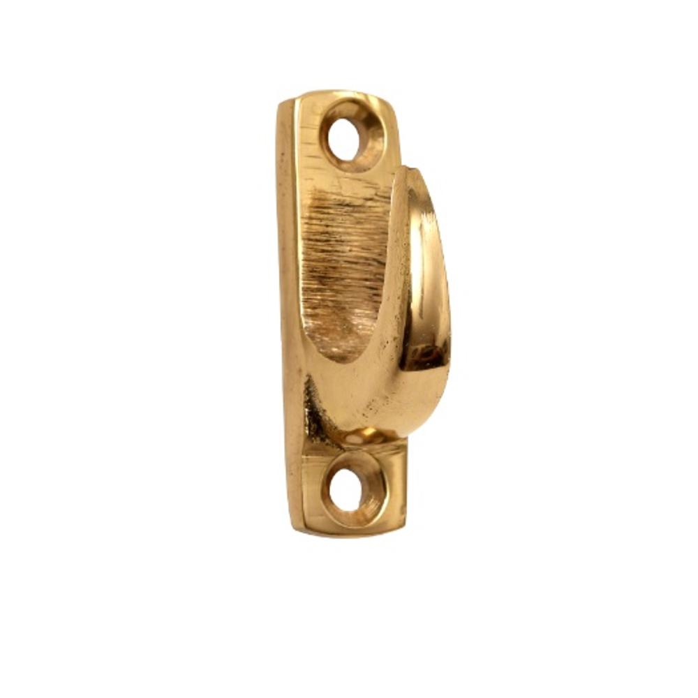 Phoenix Tie Back Hook Brass Modern
