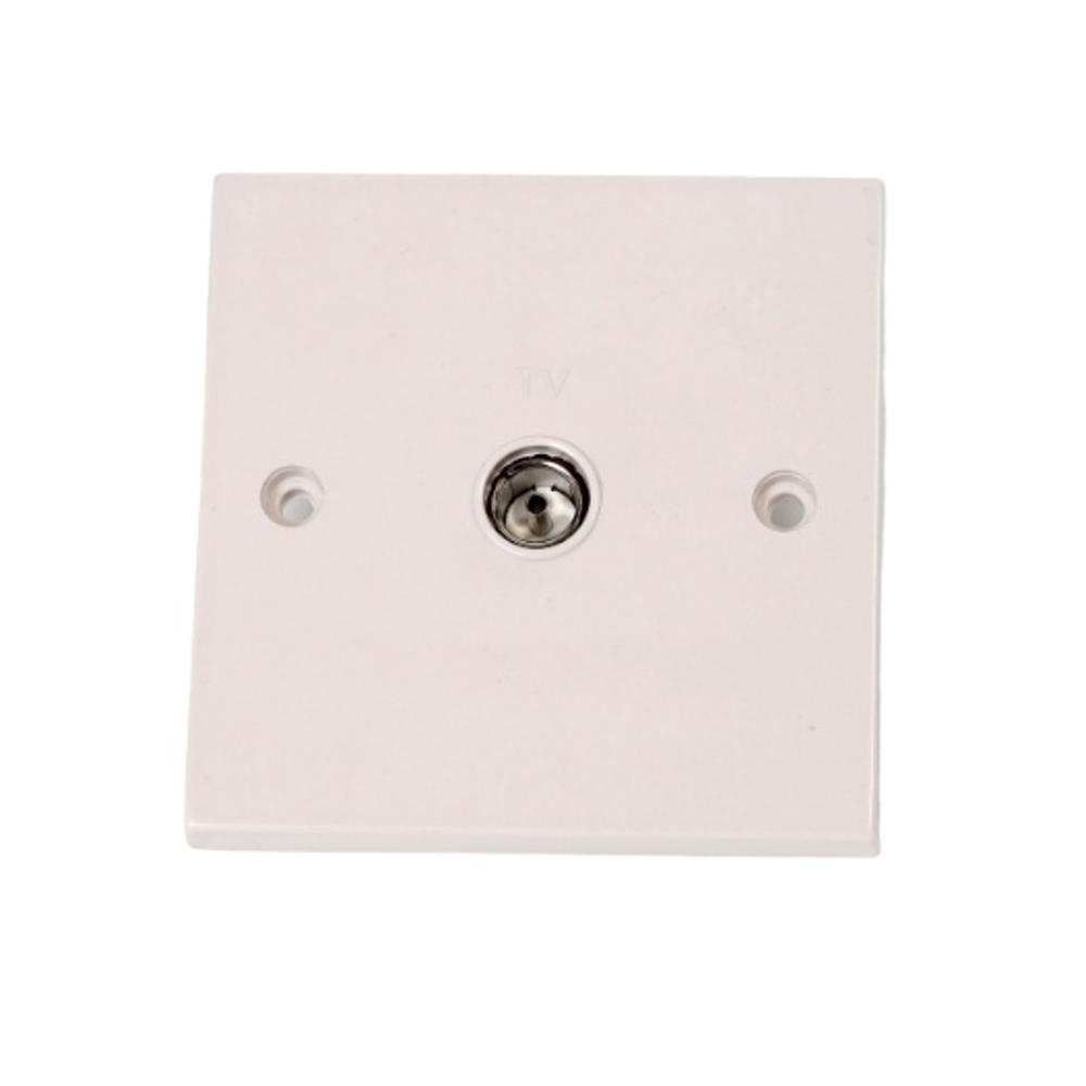 T.V. Single Flush Socket