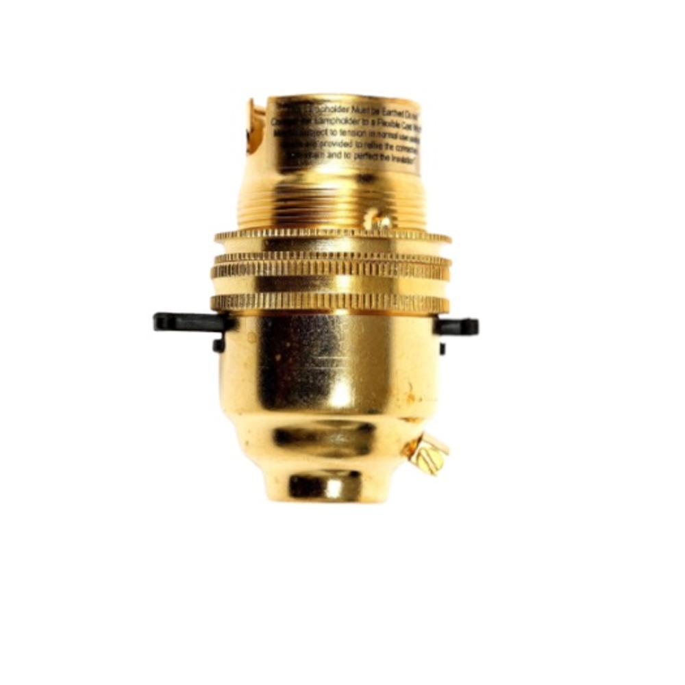 Phoenix Lampholder Switched Brass T2