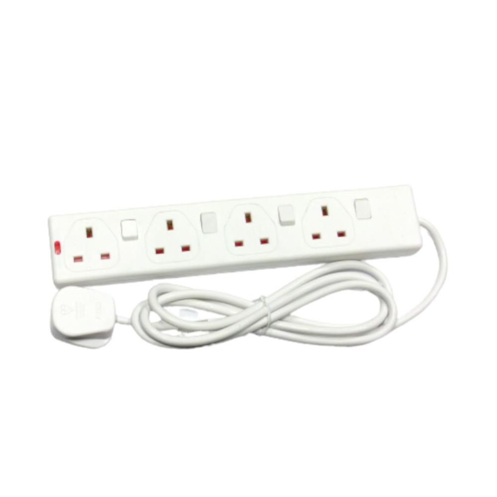 Phoenix 4 Way 2 Mtr Switched Extension Lead