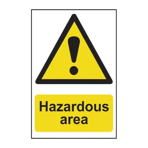 Hazardous Area - Pp - 1.2mm Polypropylene Non Adhesive - Non Bagged - (400 X 600mm)