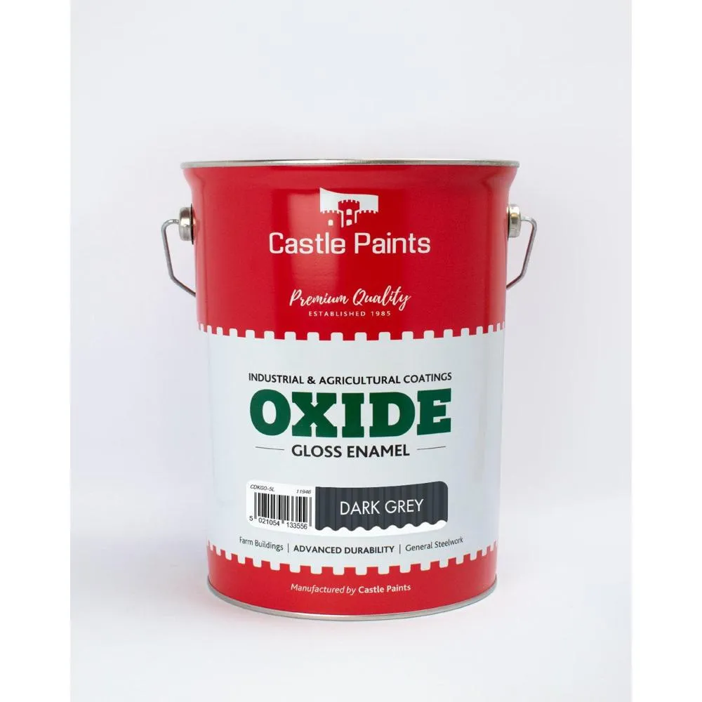Castle Paint Oxide 5L Dark Grey