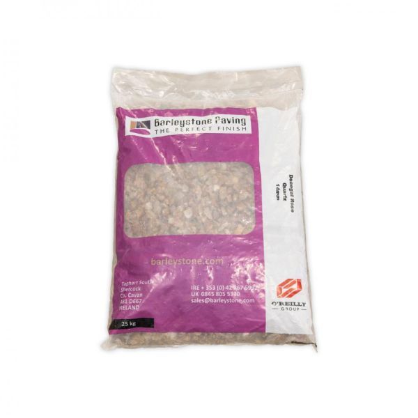 Barleystone Donegal Rose Quartz 14mm Garden Stone 25kg