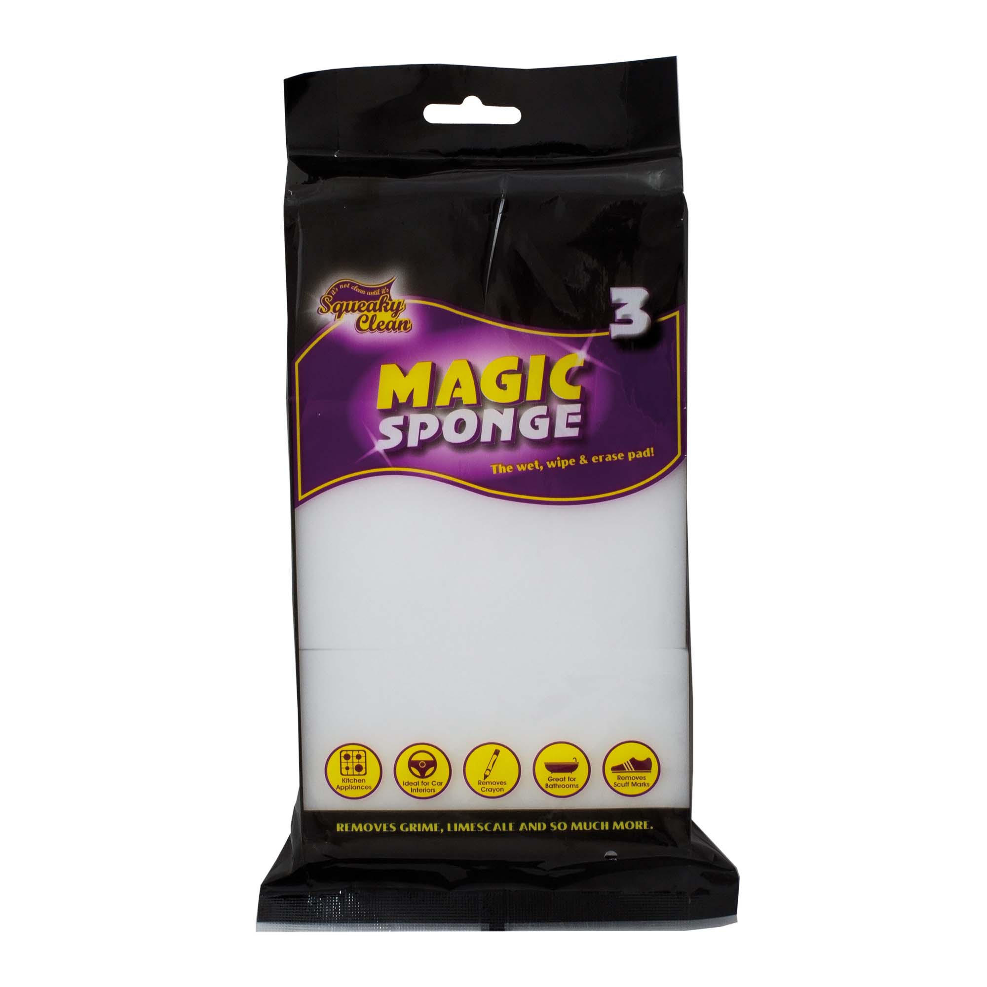 Squeaky Clean Magic Sponge 3 Pack