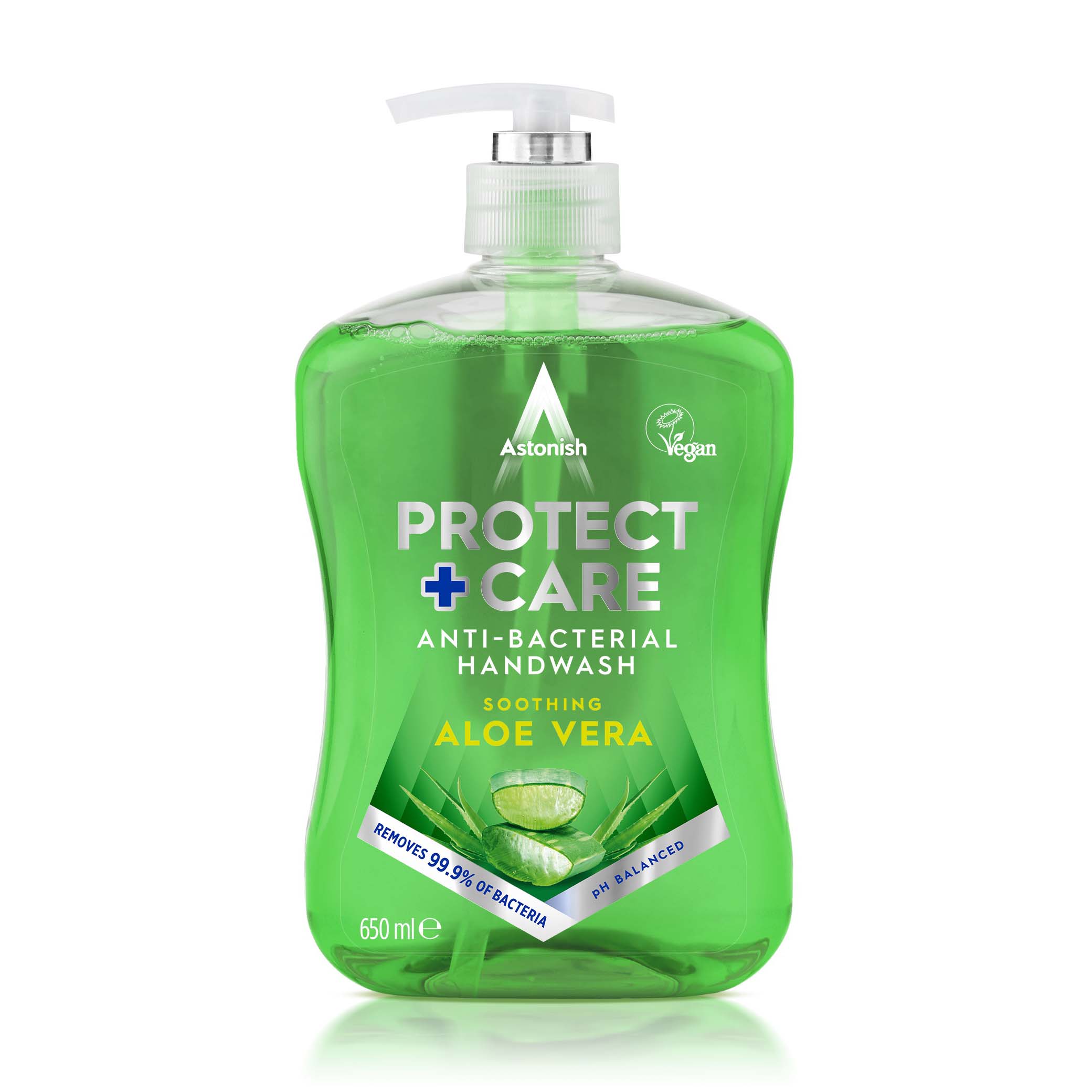 Astonish Protect & Care Liquid Handwash 600ml Aloe Vera
