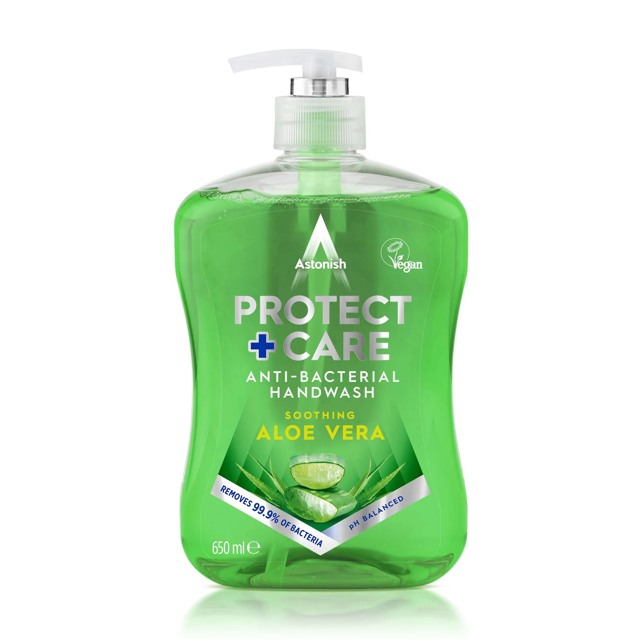 Astonish Protect & Care Liquid Handwash 600ml Aloe Vera