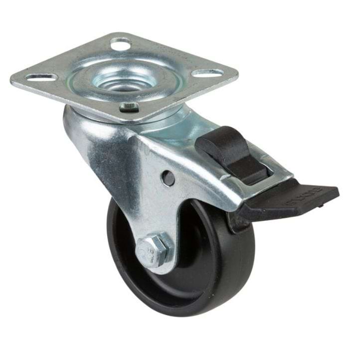 Equipment Castor 50mm Brake 50kg Black