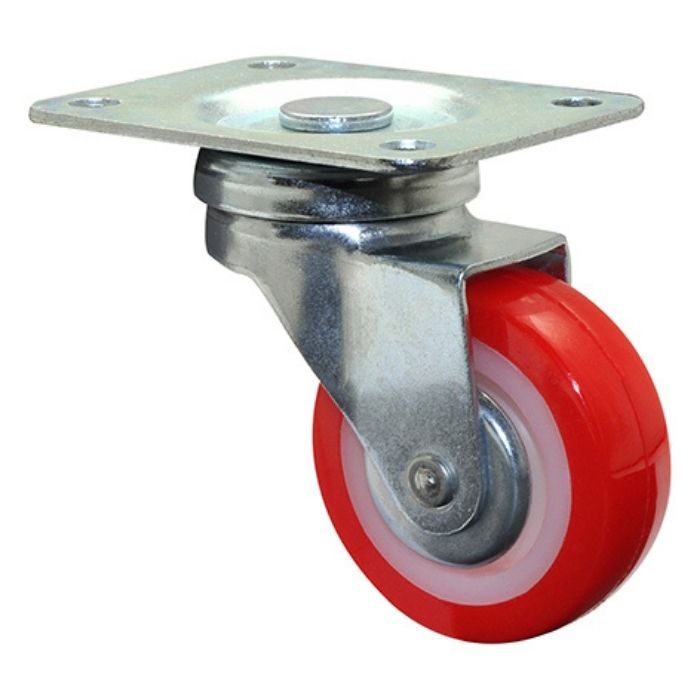 Castor 50mm Swivel, 50kg Red Wheel (01 2150 01)