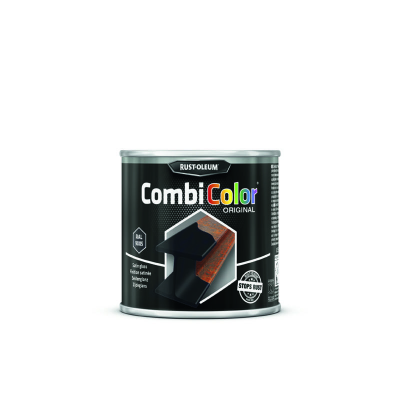 Rust Oleum Combi Color 750ml Satin Black Ral 7375