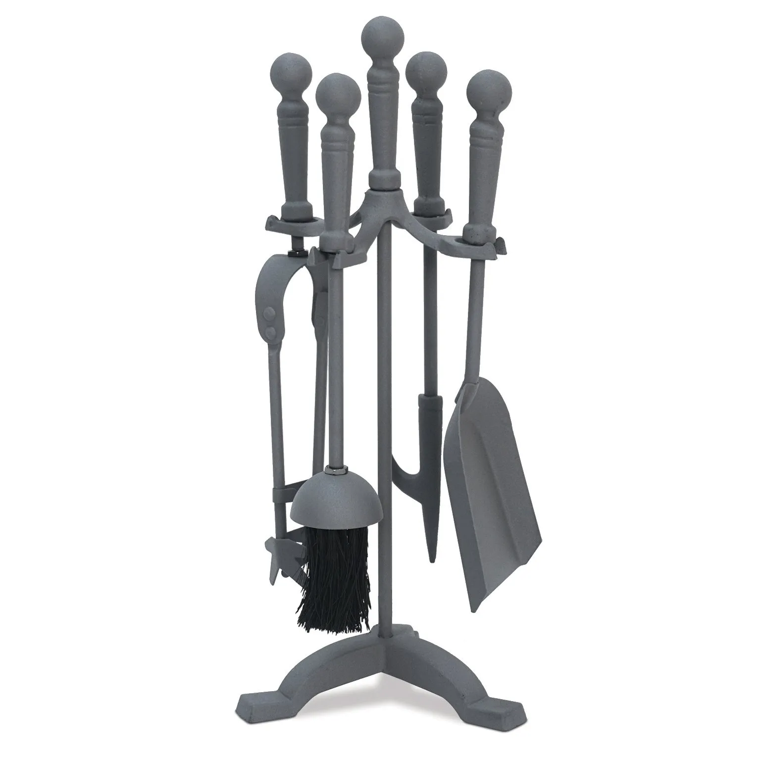 De Vielle 18In Traditional 5Pc Companion Set - Grey