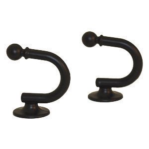 De Vielle Curtain Tie Backs Black (2)
