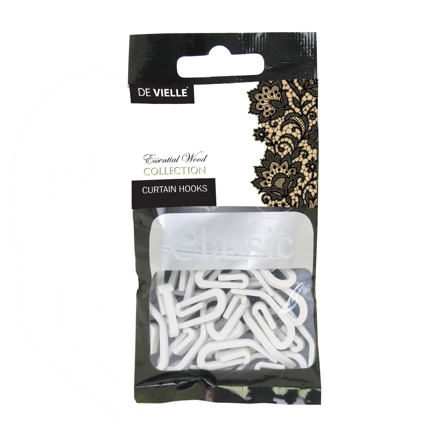 De Vielle Curtain Hooks (20)