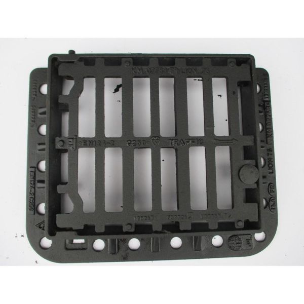 Lockable Road Gully Grate & Frame 25 Ton