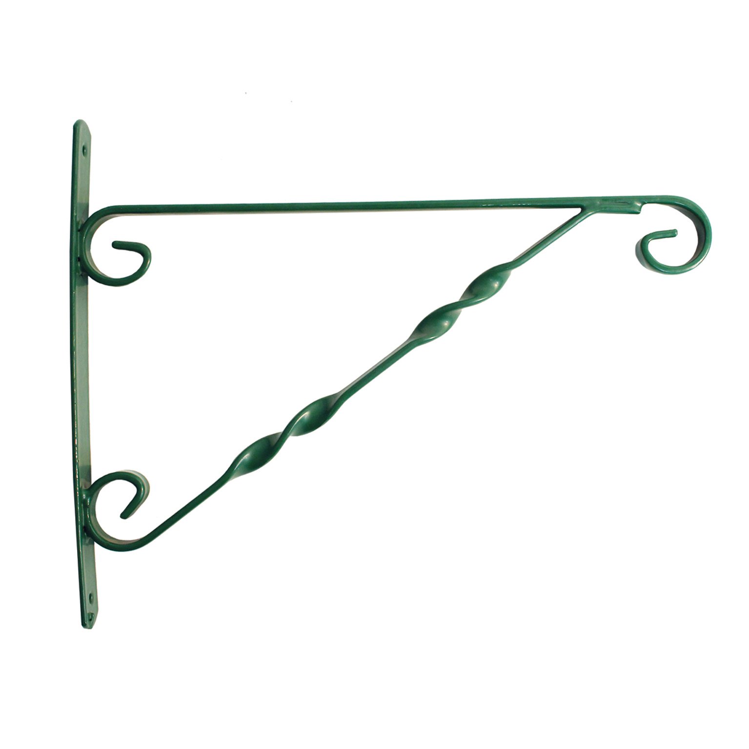 Blossom Hanging Basket Bracket - Green - 14" / 35cm