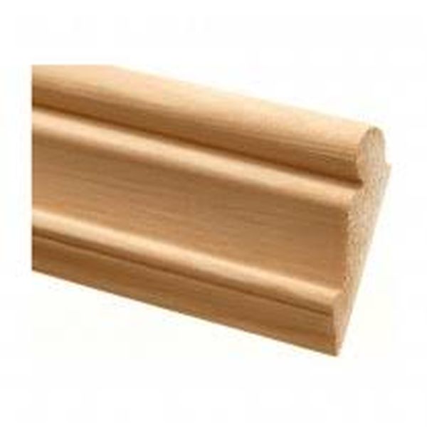 Wood Mouldings Whitewood Dado Rail 2" (45mm X 19mm)