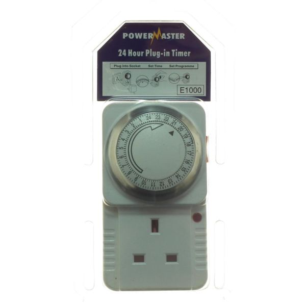 Masterplug 24 Hour Plug In Timer