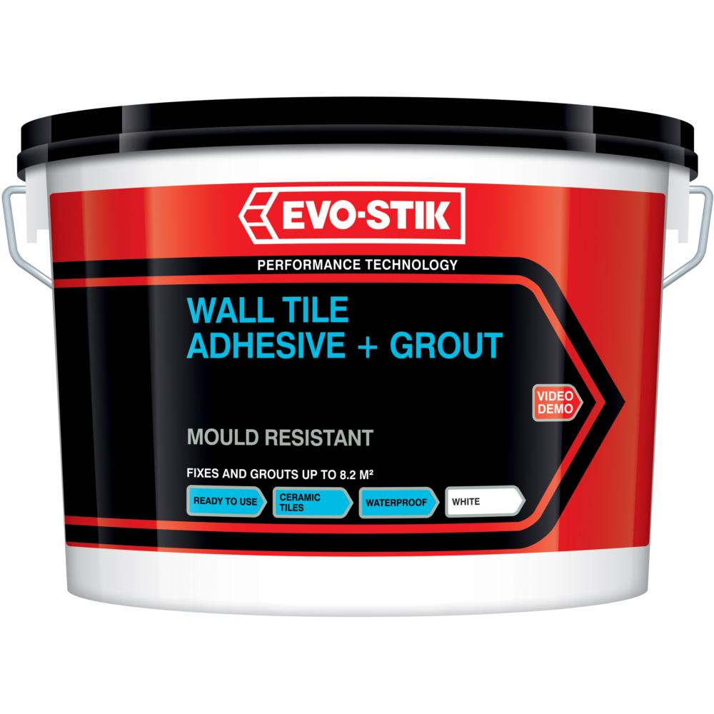 Evo-Stik Tile A Wall Adhesive & Grout Economy 1L