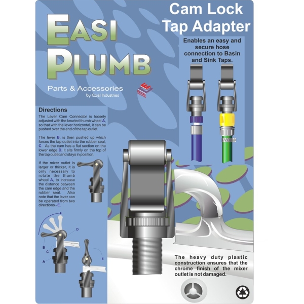 Easi Plumb Cam Lock Tap Adaptor