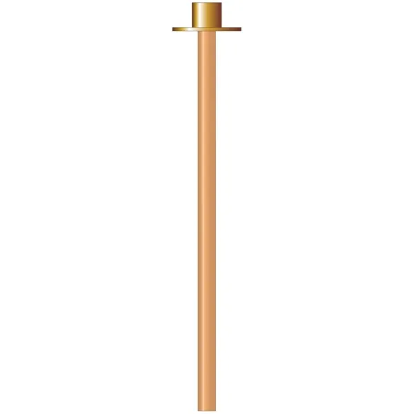 Easi Plumb 1/2" Bibcock Mounting Plate C/W Copper Tube
