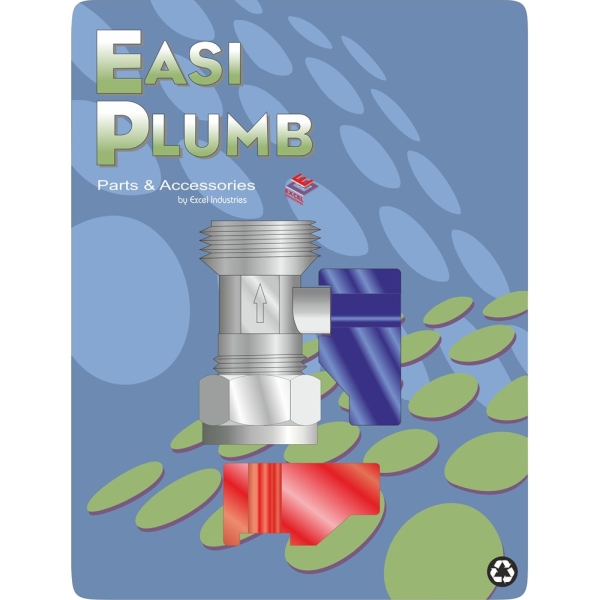Easi Plumb Single Straight Pattern Appliance Valve