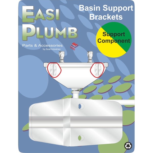 Easi Plumb  Basin Bracket - Pair