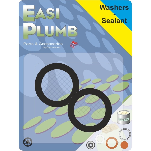 Easi Plumb Screened Appliance Hose Washers 3/4" (2)