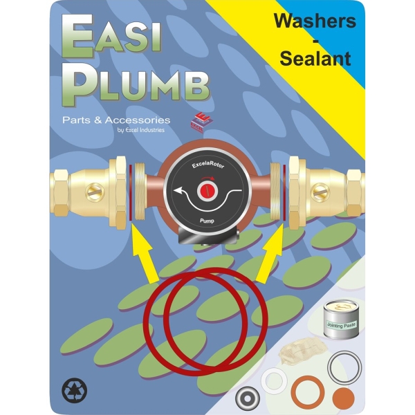Easi Plumb Circulating Pump Valve Washer Set