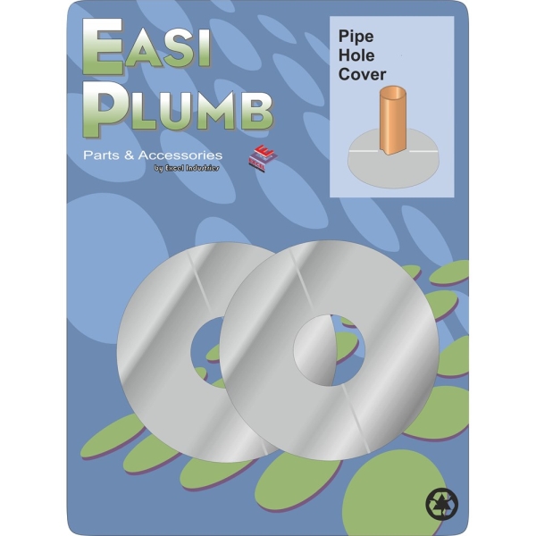 Easi Plumb Chrome Rad Pipe Covers 1/2" (2)
