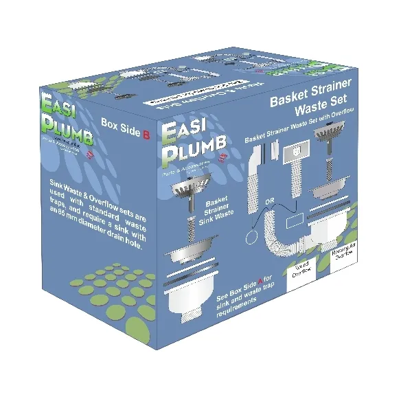 Easi Plumb 3 1/2" Basket Strainer Sink Waste