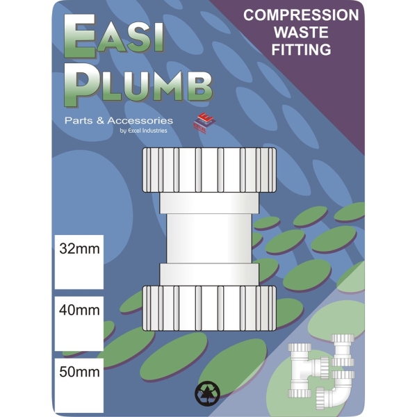 Easi Plumb 1 1/2"- Straight Coupling