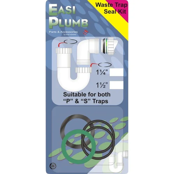 Easi Plumb Replacement 1 1/4" Waste Trap Seal Kit