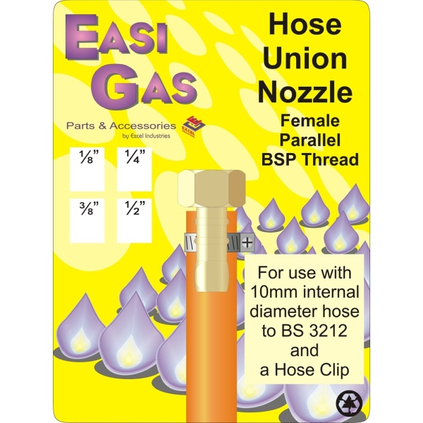 Easi Plumb Hose Union Nozzle 1/2" Female