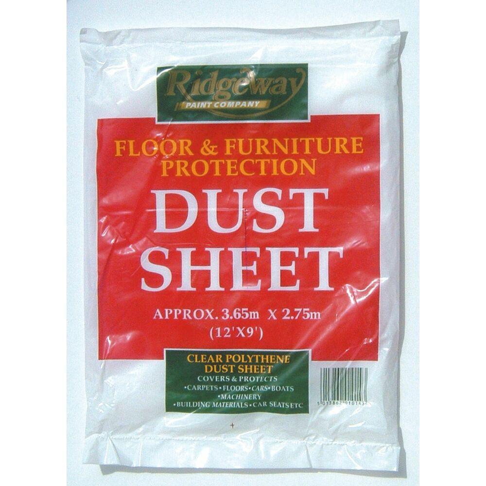 Fleetwood 12' X 9' Ridgeway Plastic Dust Sheet