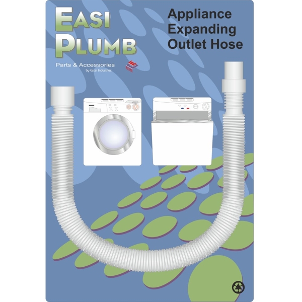 Easi Plumb Washing Machine Expanding Outlet Hose 2.8M