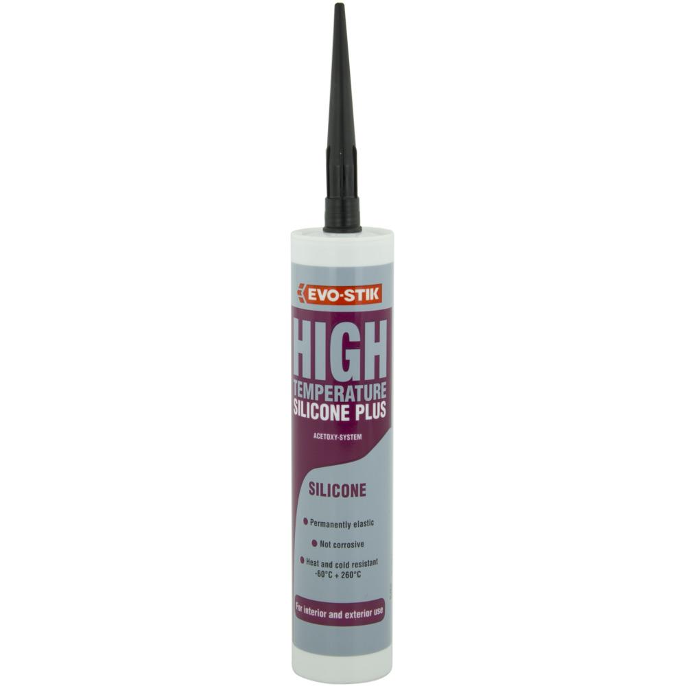 Evo-Stik High Temp Sil Black 310ml