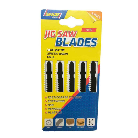 Safeline Jig Saw Blades Coarse Timber (5)