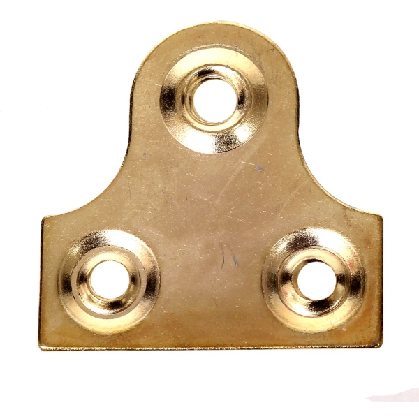 Phoenix Slotted Brass Glass Plate 2" (4)