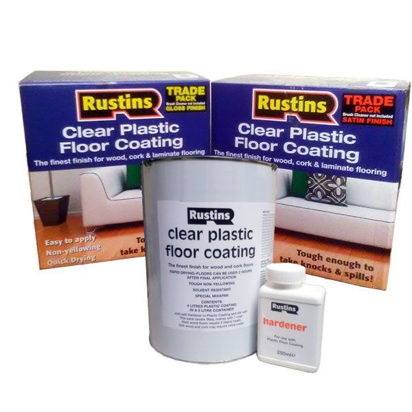 Rustins Clear Plastic Coating 5L Satin