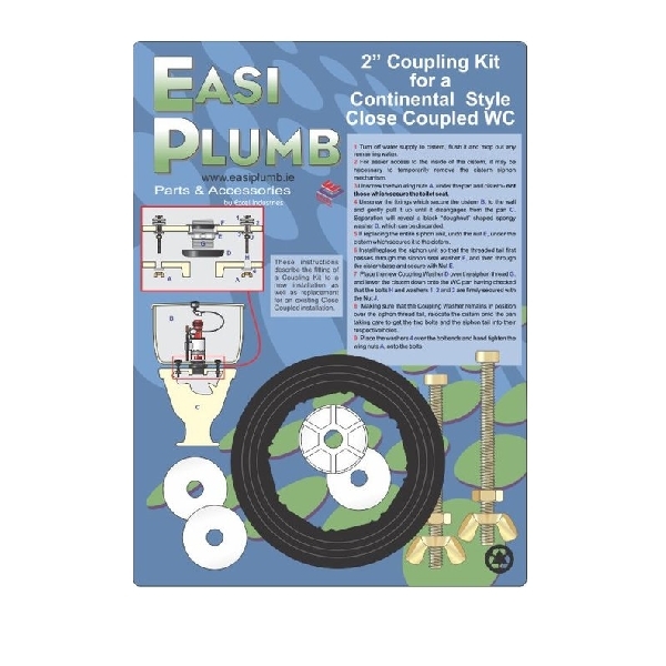 Easi Plumb Continental Style Coupling Kit 2"