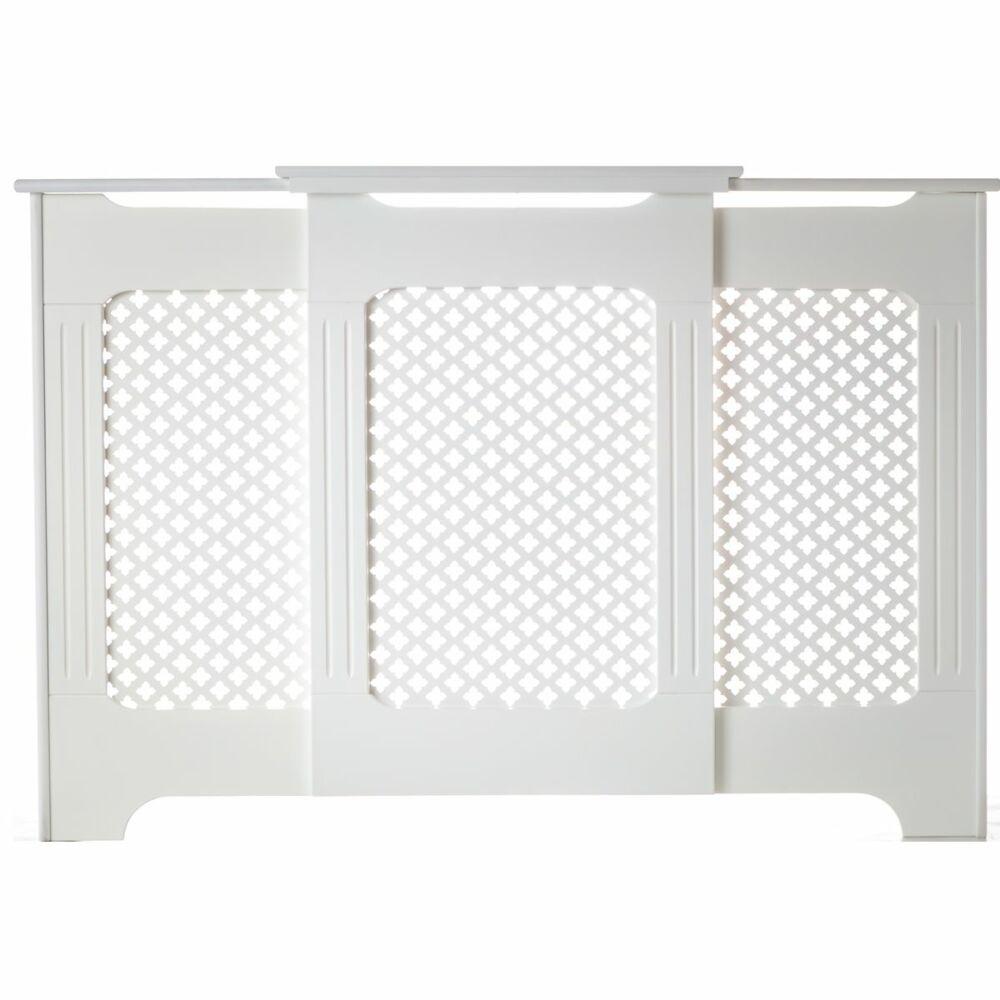 Tema Classic Adjustable White Radiator Cover Medium