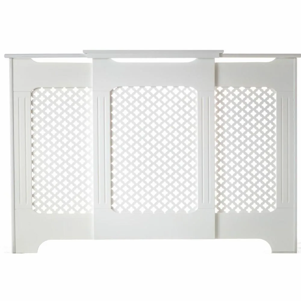 Tema Classic Adjustable White Radiaror Cover Large